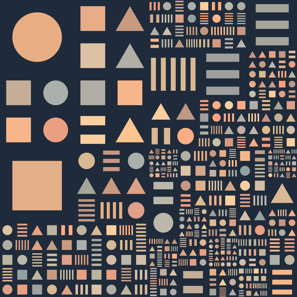 recursive grid images